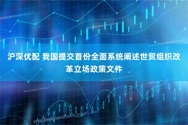 沪深优配 我国提交首份全面系统阐述世贸组织改革立场政策文件