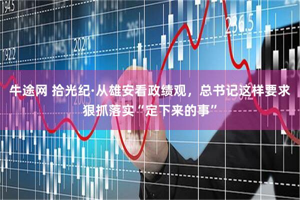 牛途网 拾光纪·从雄安看政绩观，总书记这样要求狠抓落实“定下来的事”