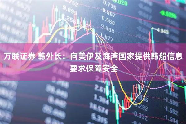 万联证券 韩外长：向美伊及海湾国家提供韩船信息 要求保障安全