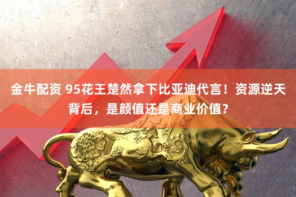 金牛配资 95花王楚然拿下比亚迪代言!资源逆天背后,是颜值还是商业价值?