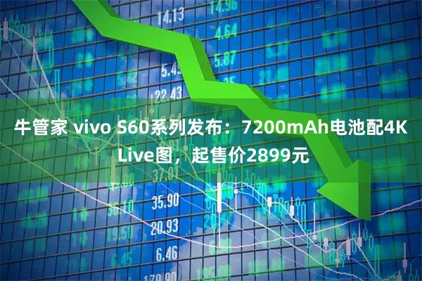 牛管家 vivo S60系列发布：7200mAh电池配4K Live图，起售价2899元
